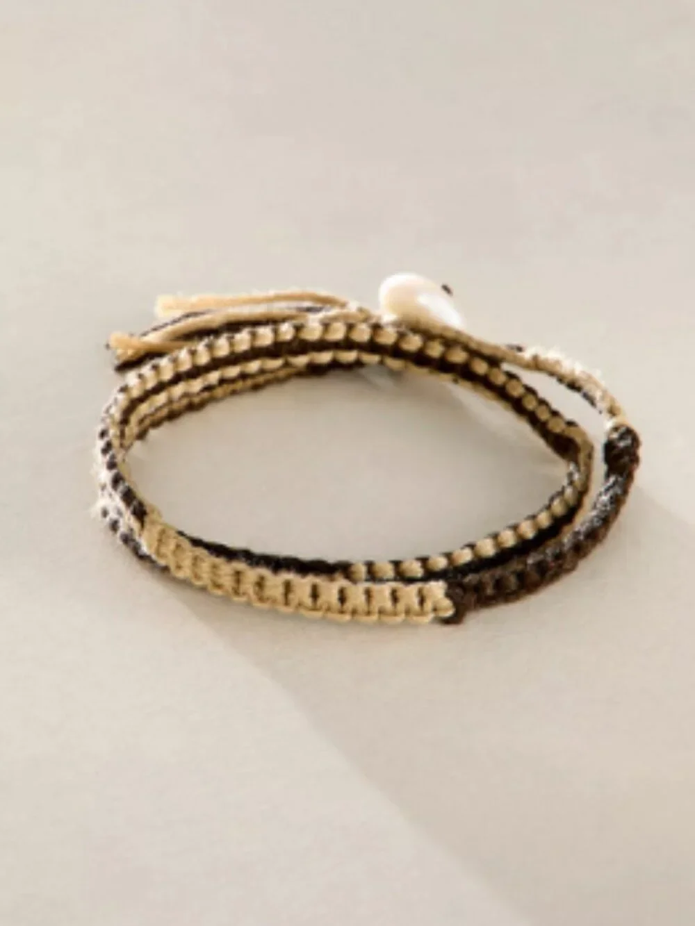 NWT Free People Double Wrap Bracelet Chocolate